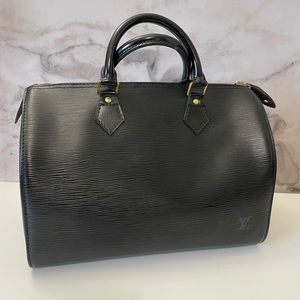 Louis Vuitton speedy 30 black epi